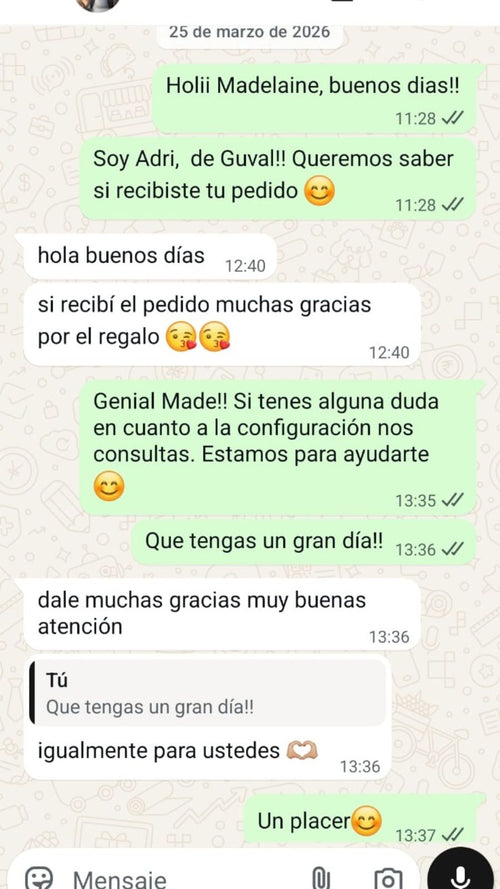 Cliente GUVAL con su reloj